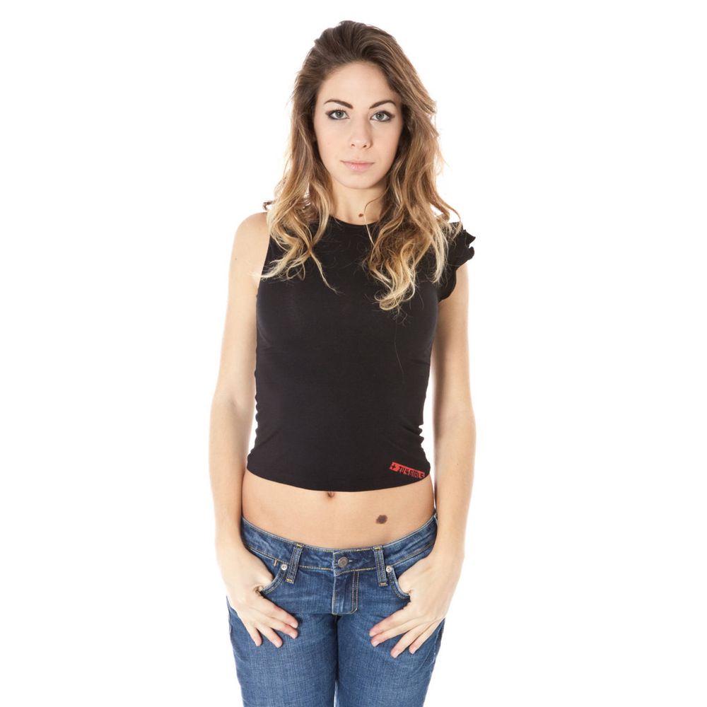 Black Micro Modal Women T-Shirt