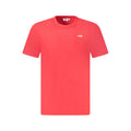 Red Cotton Men T-Shirt