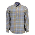 Blue Cotton Men's Shirt