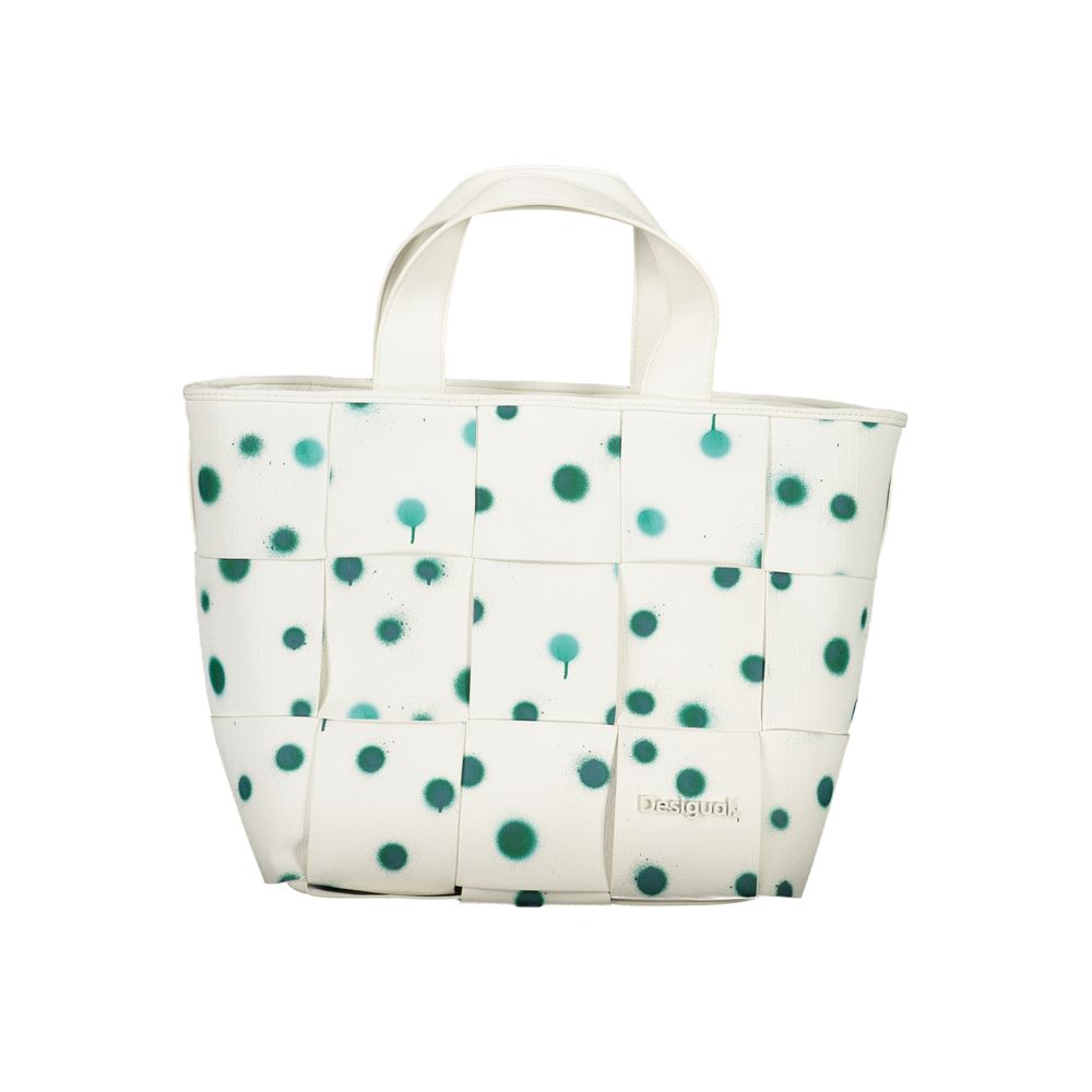 Desigual Bianco Poliuretano Women Handbag