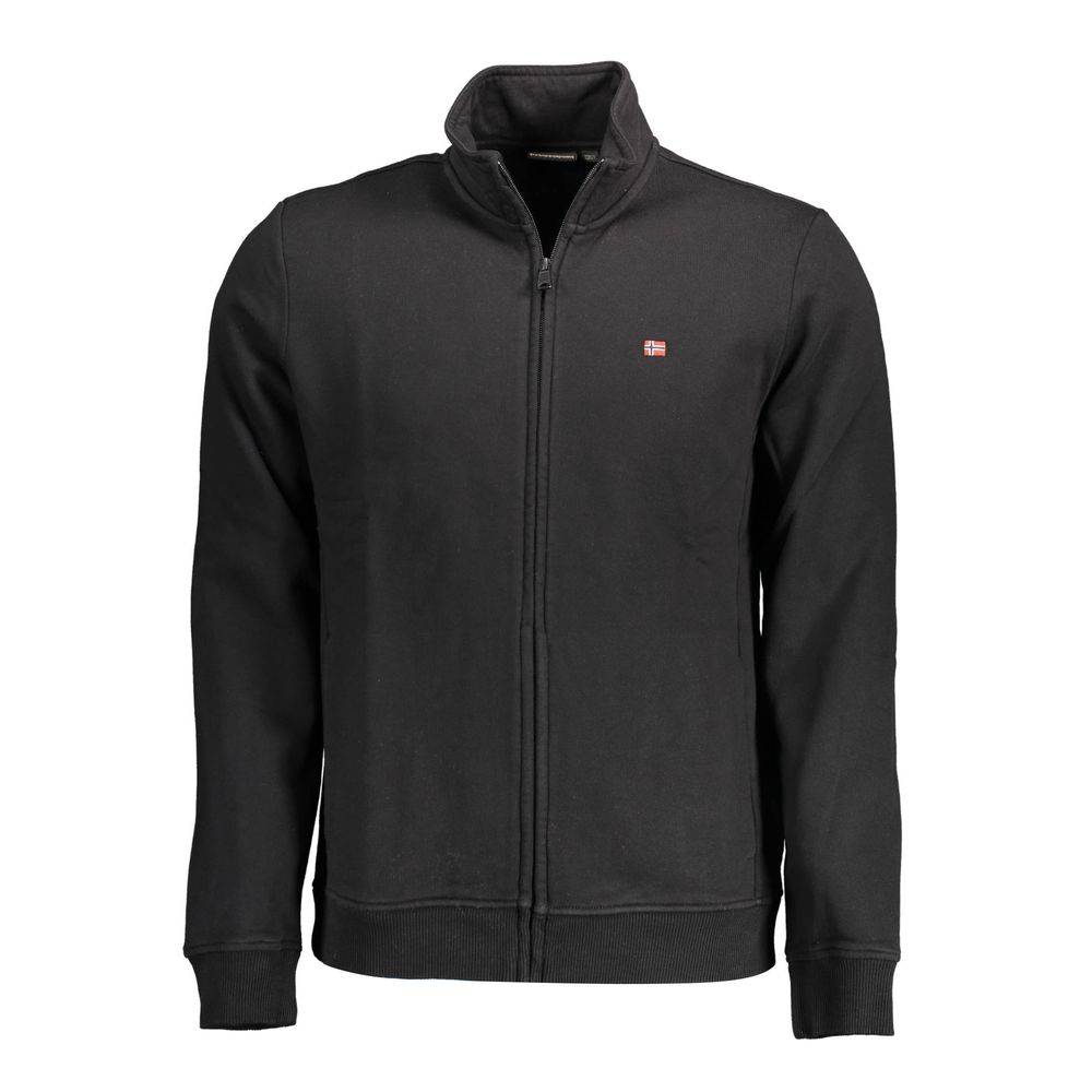 Blue Cotton Men Sweatshirt