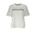 White Cotton Women T-Shirt