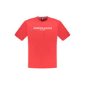 Red Cotton Men T-Shirt