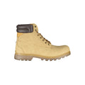 Beige Polyester Men's Ankle Boot