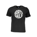 Black Cotton Men T-Shirt