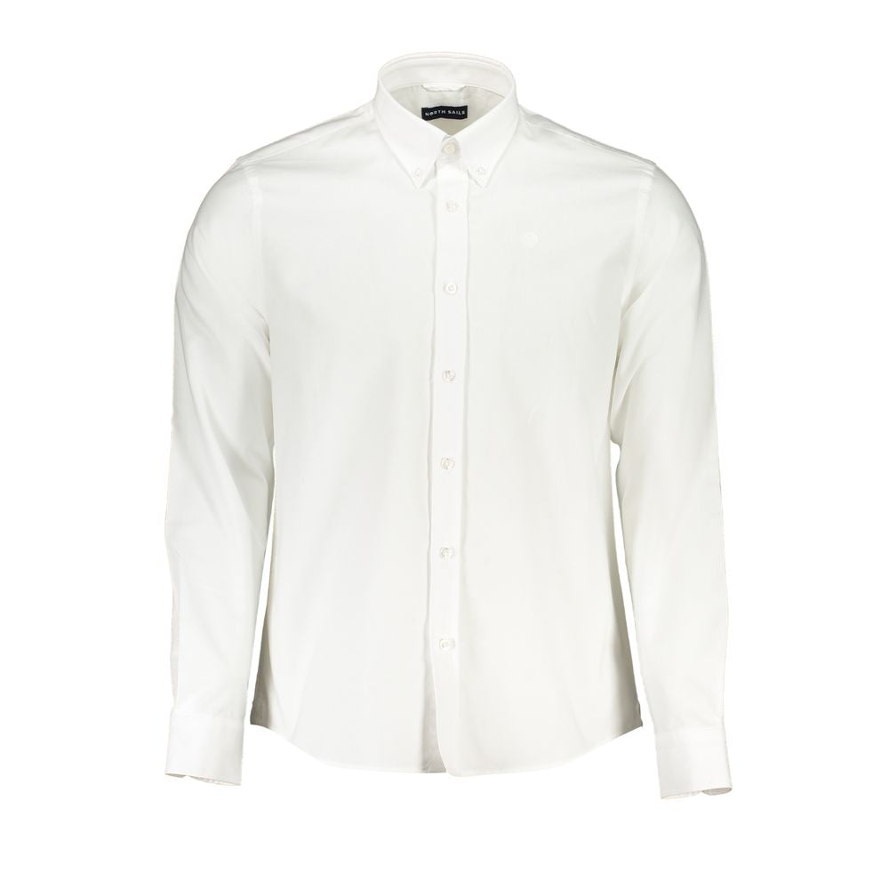 White Cotton Men's Shirt