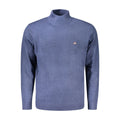 Blue Polyamide Men's Sweater