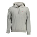 Gray Cotton Men's Hoodie