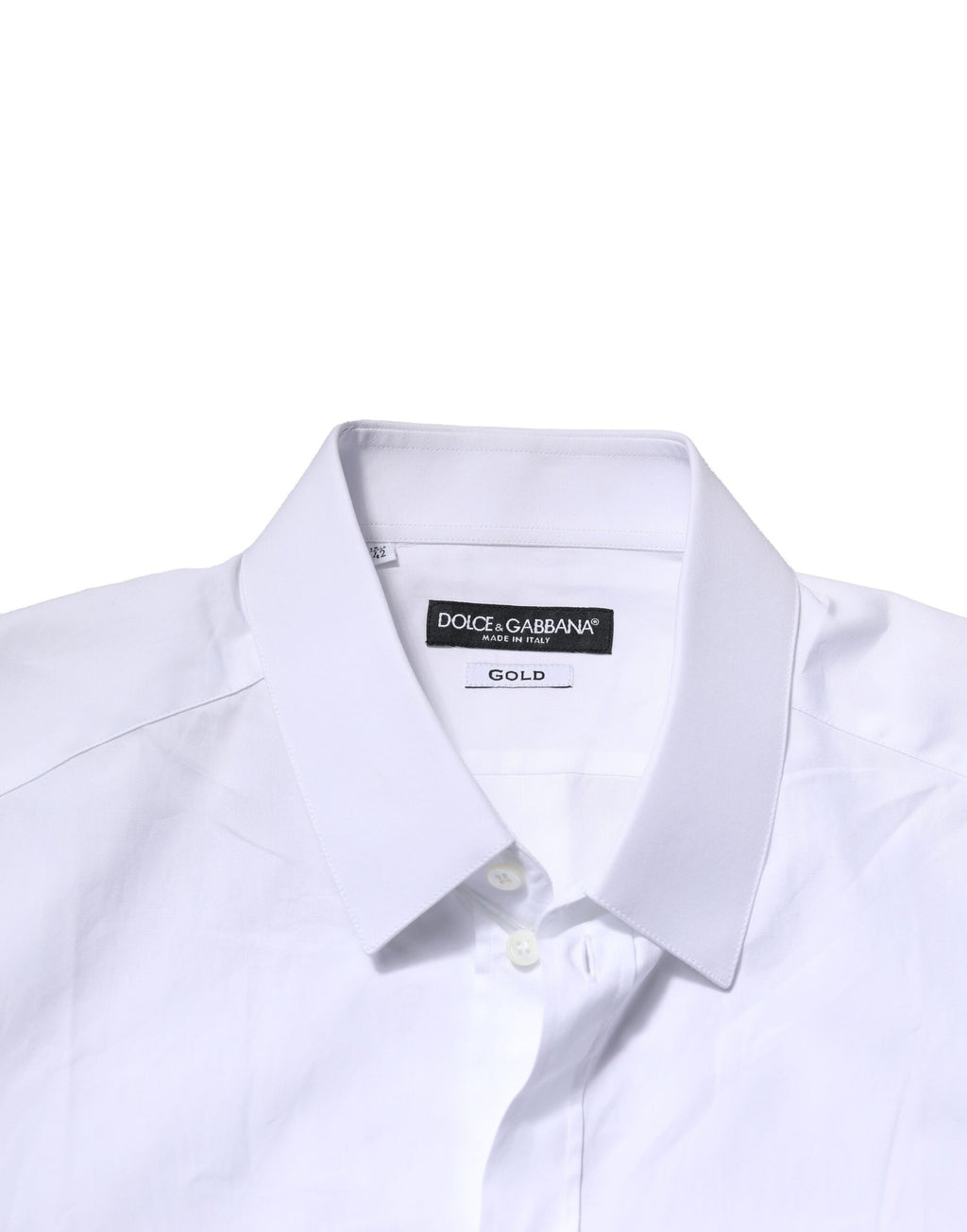 White Cotton GOLD Long Sleeves Formal Shirt