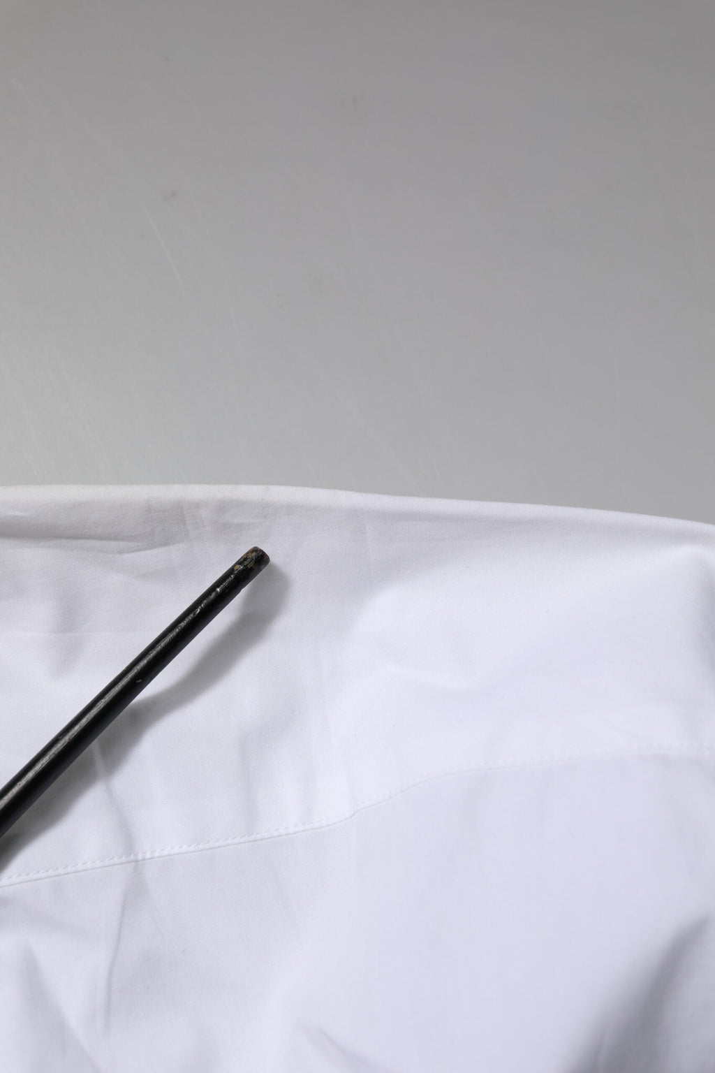 Dolce & Gabbana White Cotton GOLD Long Sleeves Formal Shirt