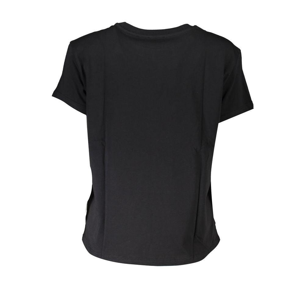 Black Organic Cotton Women T-Shirt