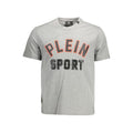 Gray Cotton Men T-Shirt
