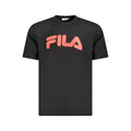 Black Cotton Men T-Shirt