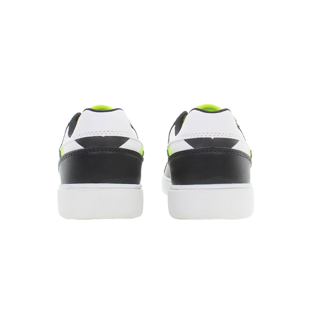 Black Polyester Men's Sneaker
