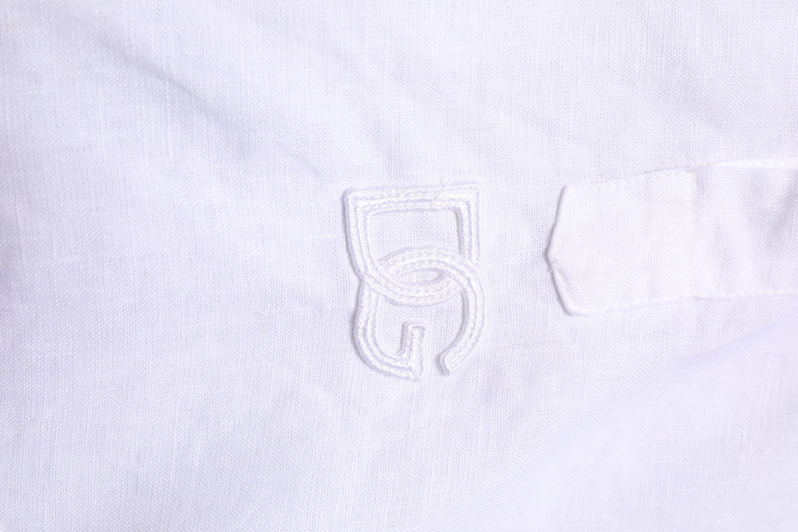 White Linen Long Sleeves Casual Men Shirt