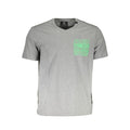 Grey Cotton Men T-Shirt