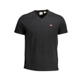 Black Cotton Men's T-Shirt