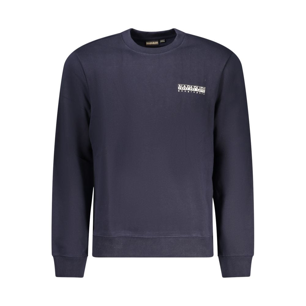 Blu Cotton Men Sweatshirt