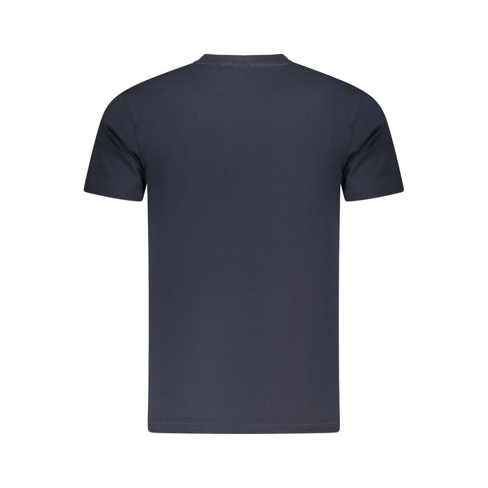 Blu Cotton Men T-Shirt