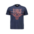 Blue Cotton Men's T-Shirt