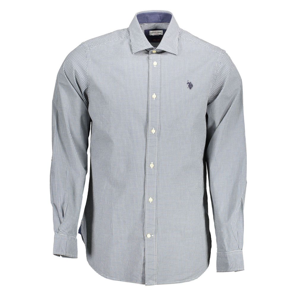 Azzurro Cotton Men's Shirt