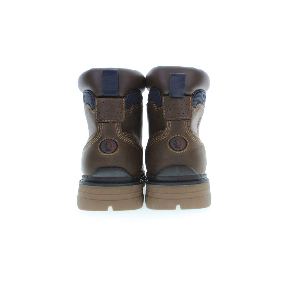 Brown Polyurethane Men's Boot