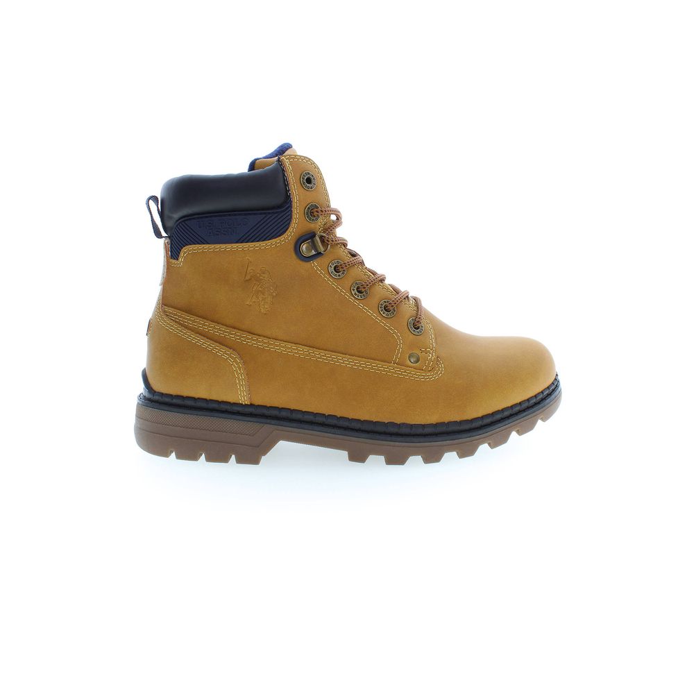 Beige Synthetic Men's Boot