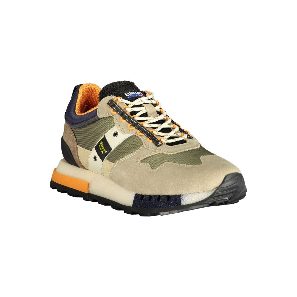 Verde Polyurethane Men Sneaker