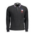 Black Cotton Men's Polo Shirt