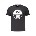 Black Cotton Men's T-Shirt