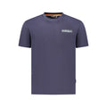 Blue Cotton Men's T-Shirt