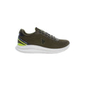 Green Polyester Men's Sneaker