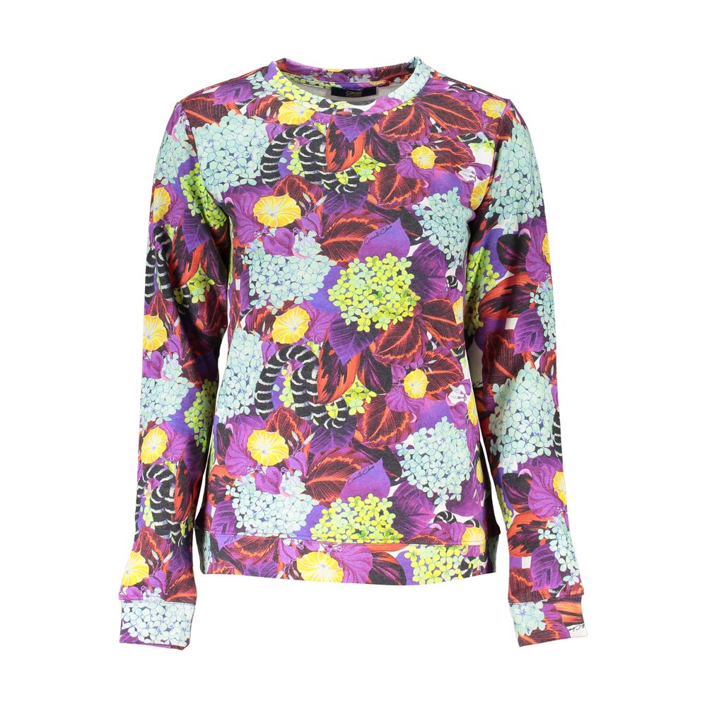 Purple Cotton Women Sweater