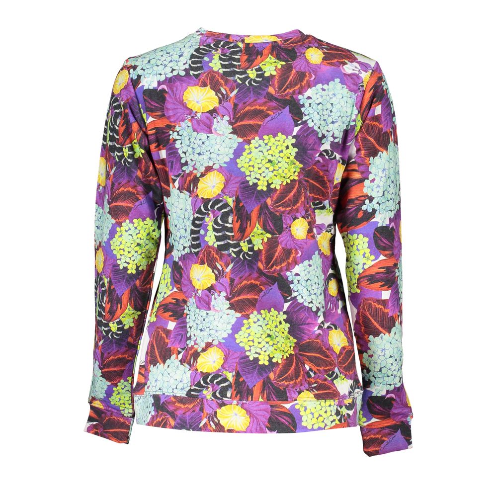 Purple Cotton Women Sweater