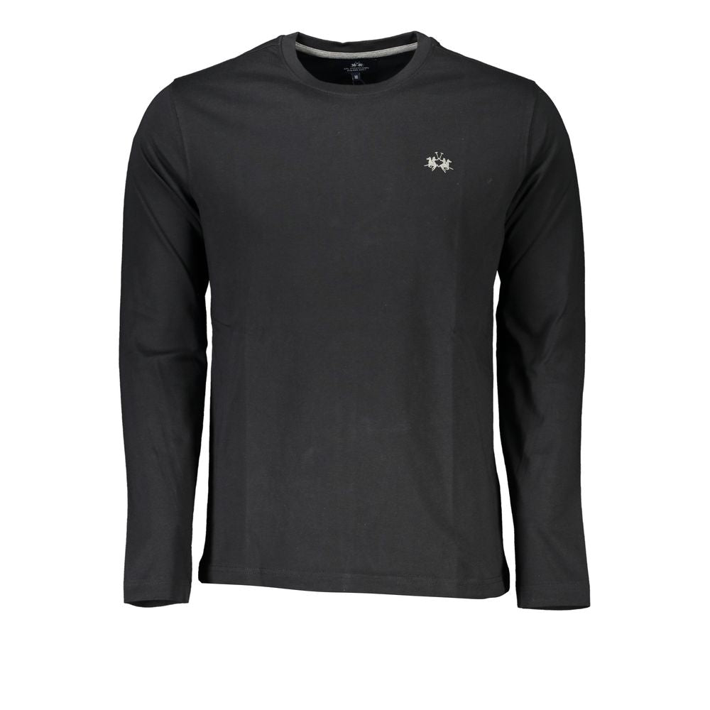 Black Cotton Men's T-Shirt
