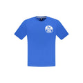 Blue Cotton Men's T-Shirt