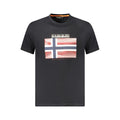 Black Cotton Men's T-Shirt