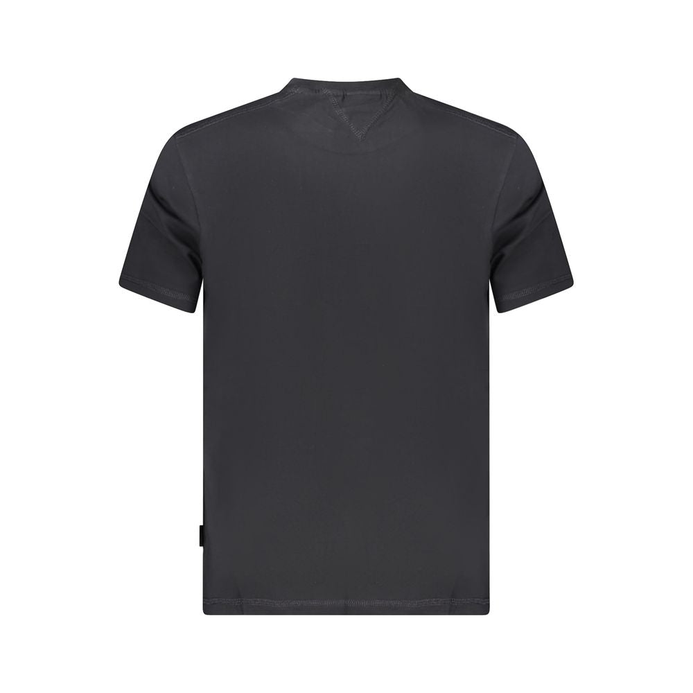 Black Cotton Men's T-Shirt