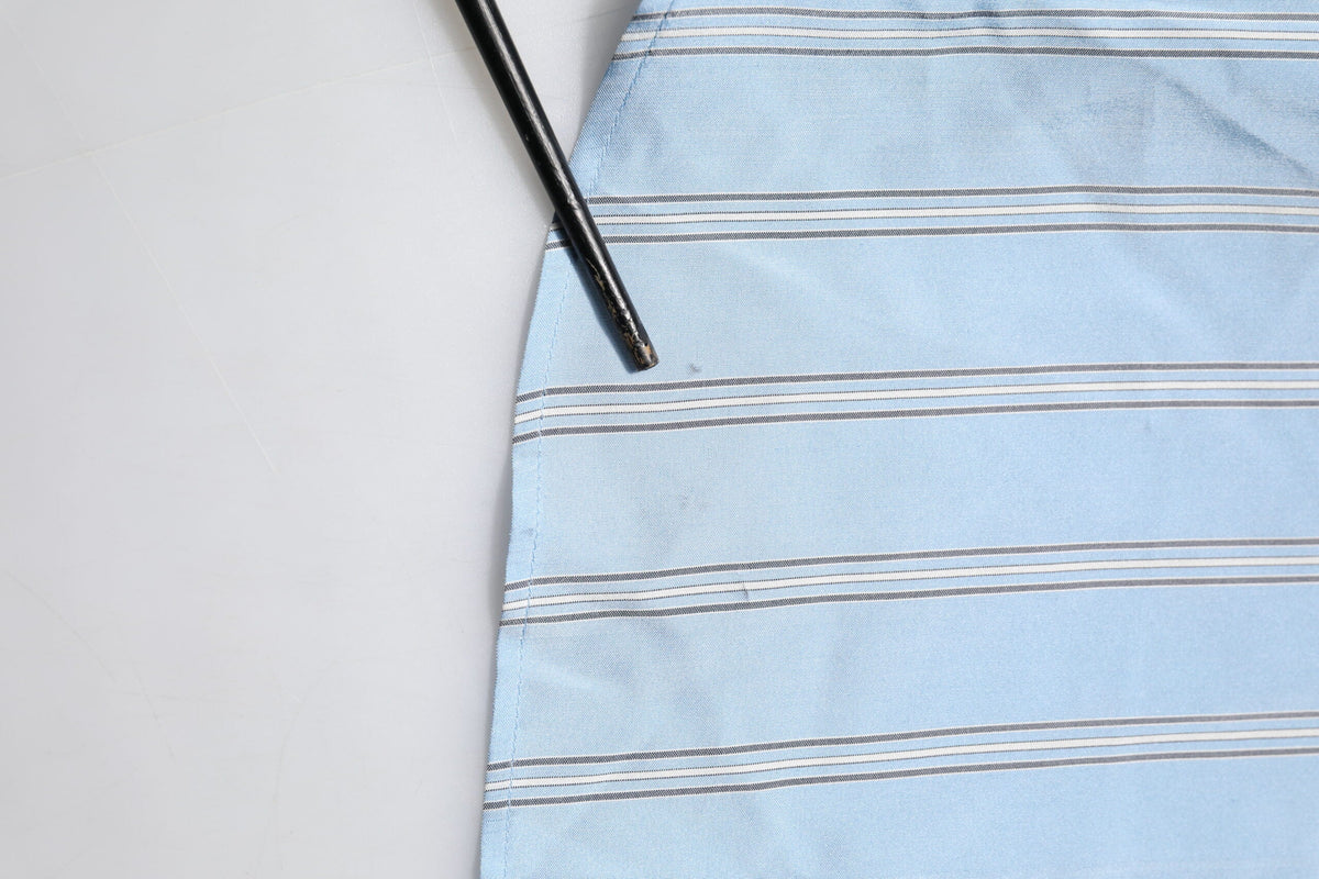 Dolce & Gabbana Blue Striped MARTINI Long Sleeve Dress Shirt