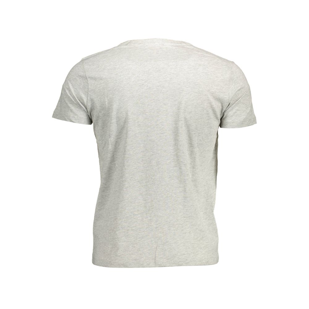 Gray Cotton Men's T-Shirt