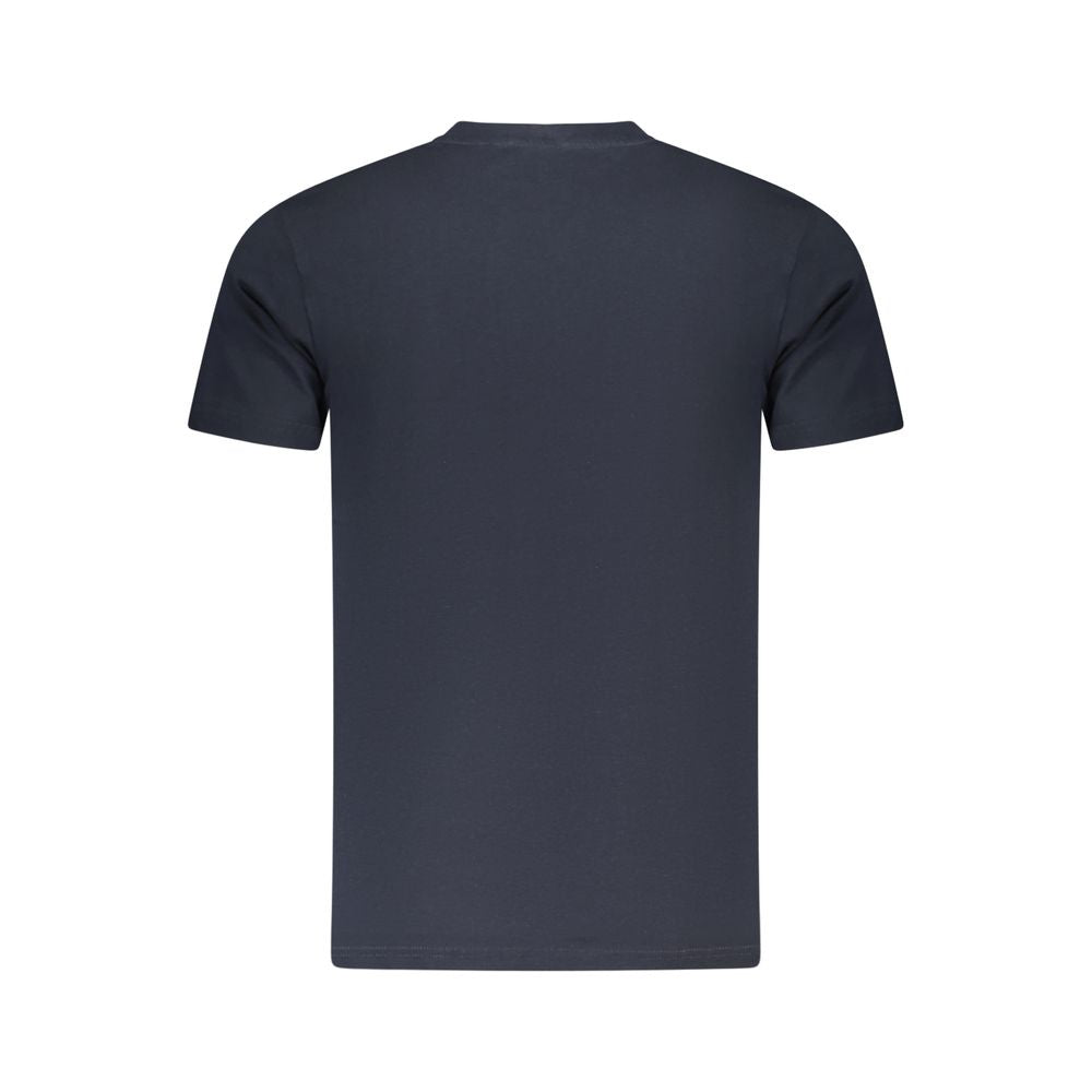 Blu Cotton Men T-Shirt