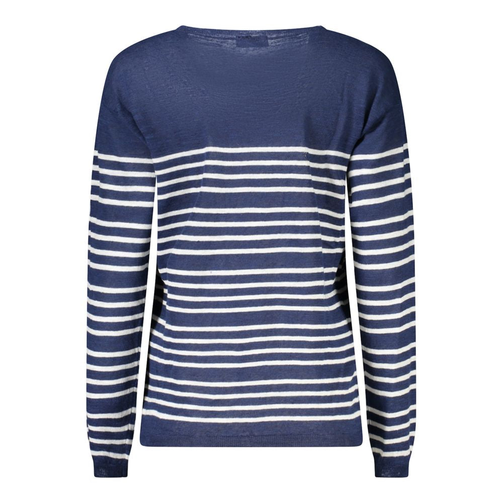 Blue Linen Women's Sweater