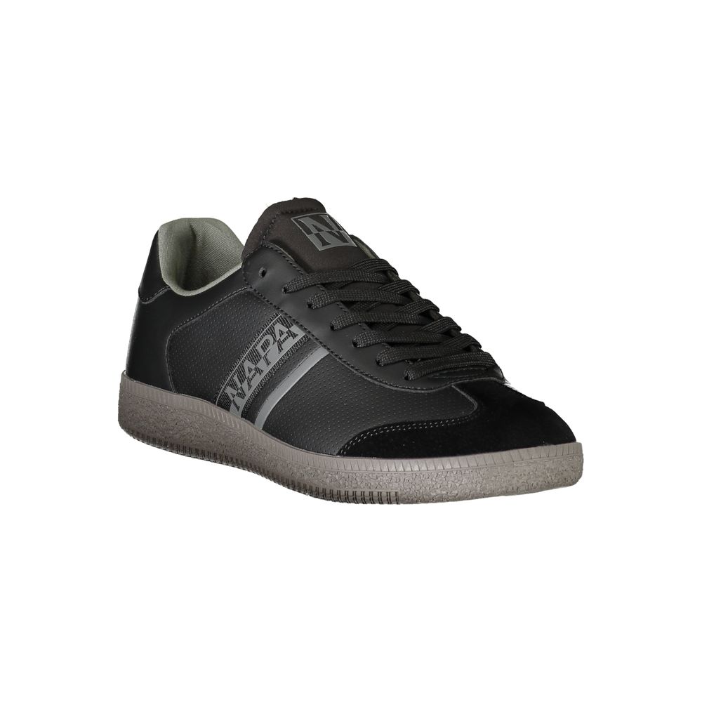 White Polyurethane Men Sneaker