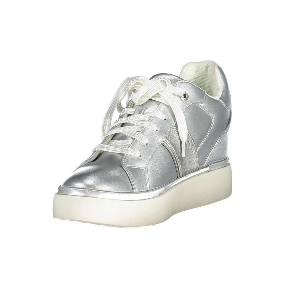 Argento Polyester Womens Sneaker