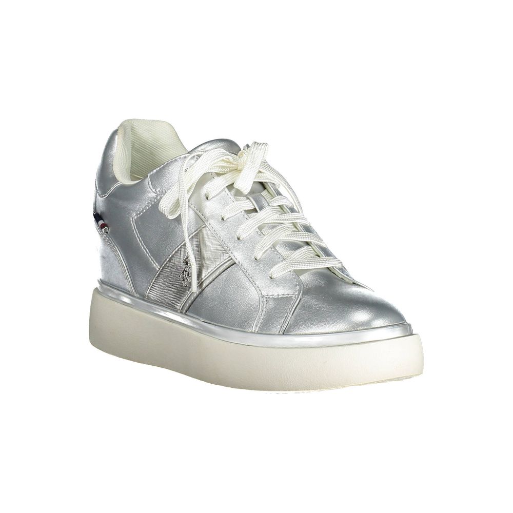 Argento Polyester Womens Sneaker