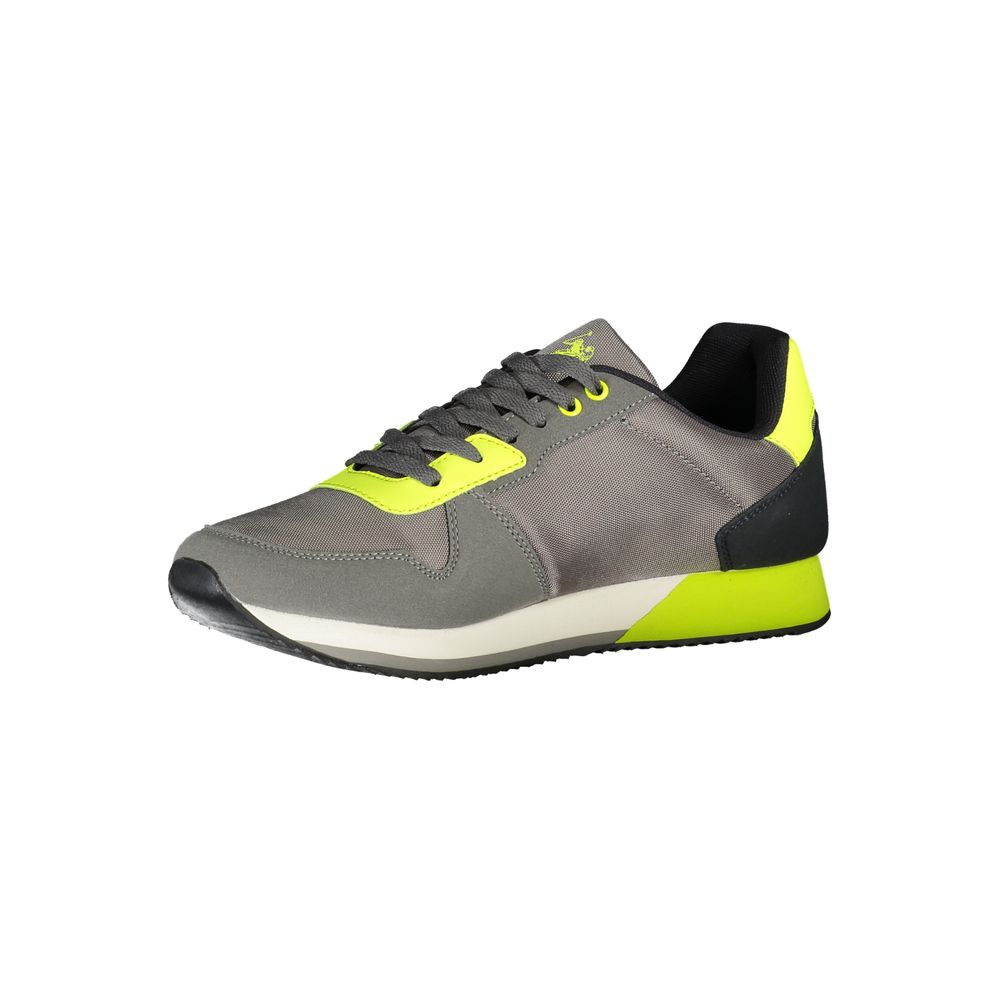 Gray Polyurethane Men's Sneaker