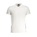 White Cotton Men Polo Shirt