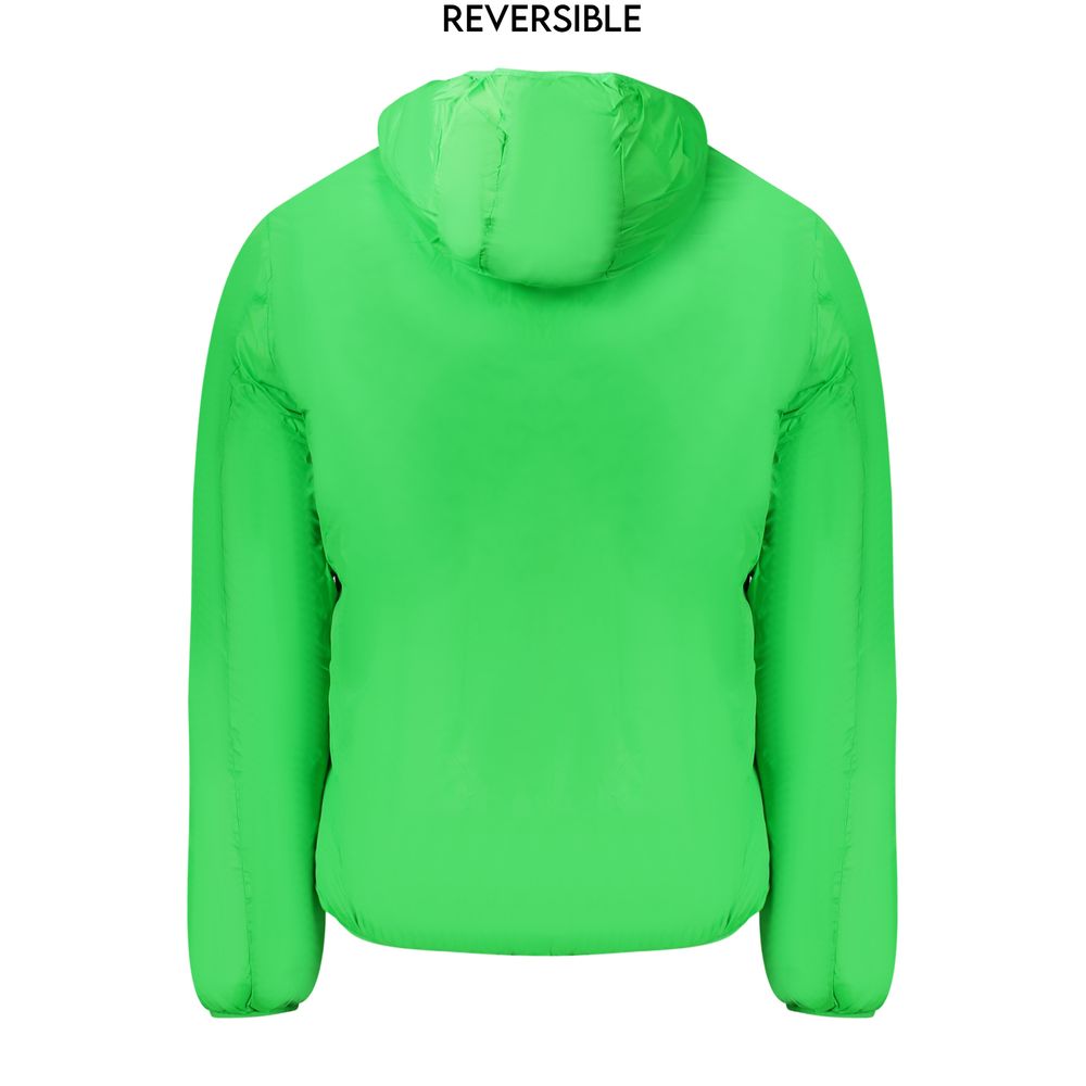 Verde Poliammide Men's Reversible Jacket