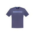 Blue Cotton Mens T-Shirt