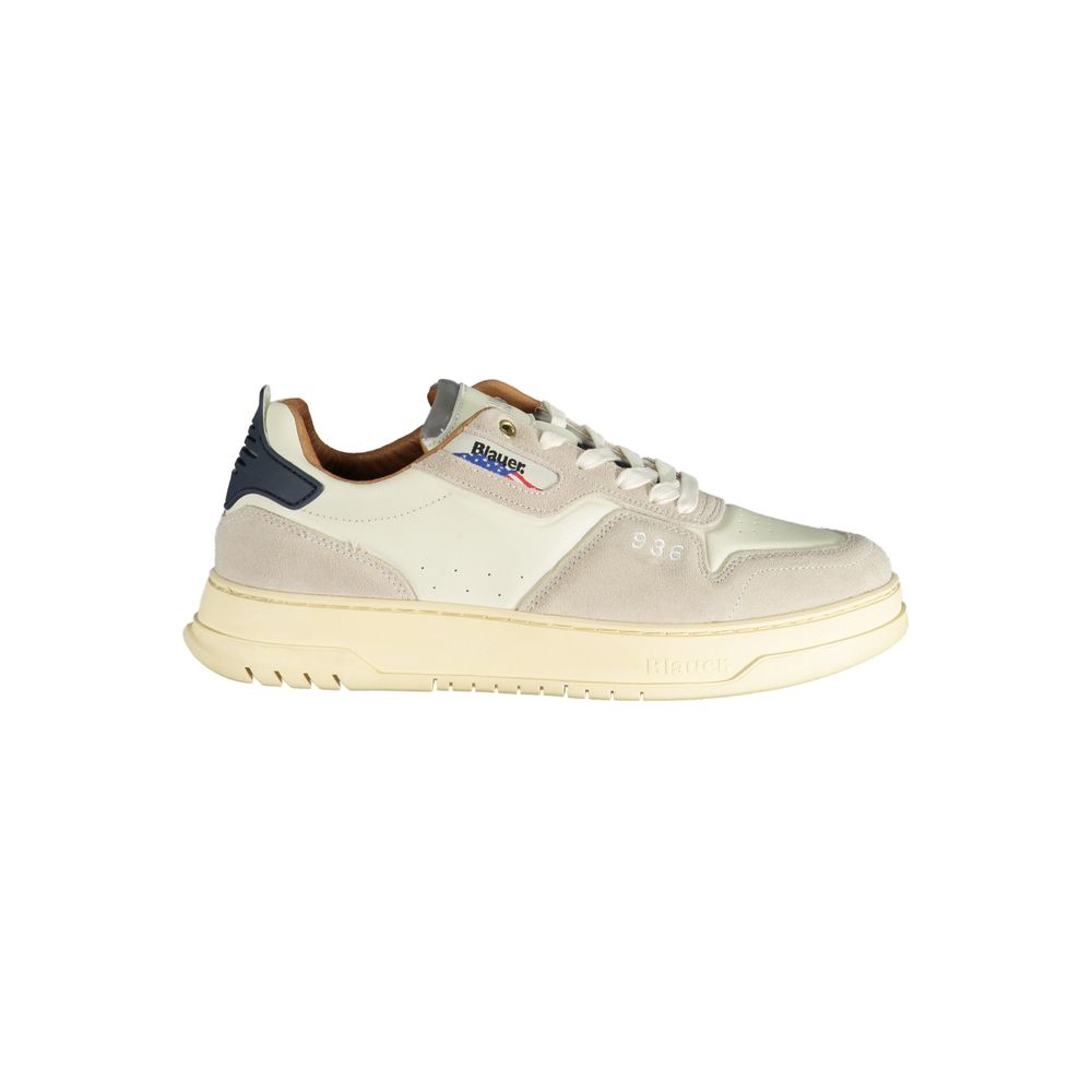 Bianco Poliuretano Men Sneaker